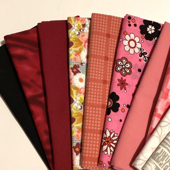 Fat Quarter Bundle 11 Pieces 18" x 22" Each Pc Quilting Sewing Fabric Material - Picture 2 of 3